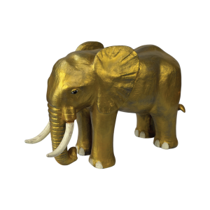 Elefant Figur vergoldet 1